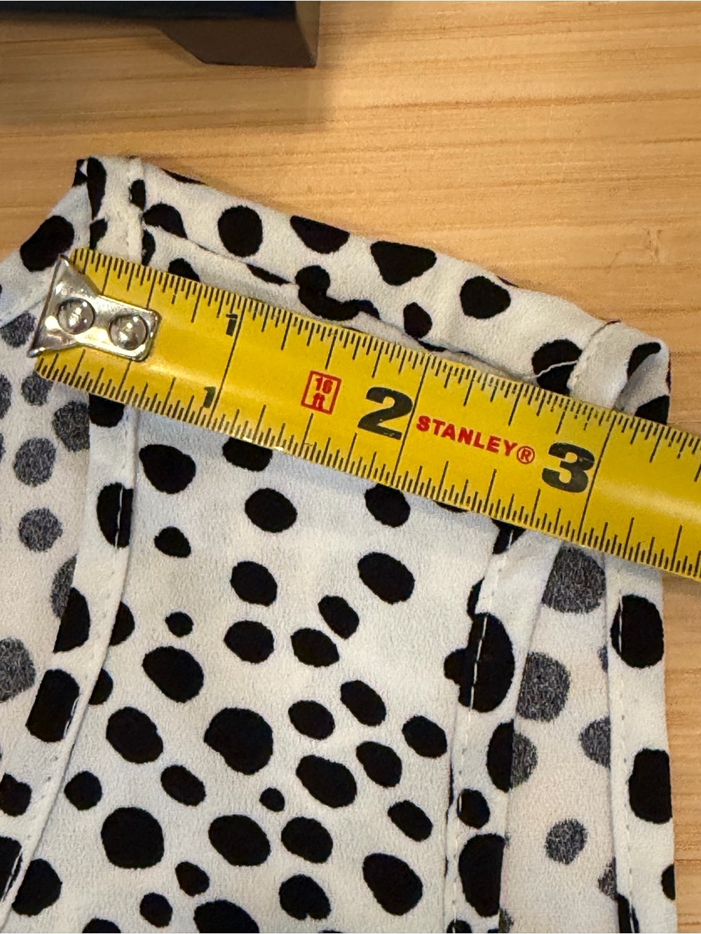 Chicos Tank Top Womens Sz 2 Large Black White Polka Dot Sleeveless Top Travel - Picture 8 of 10